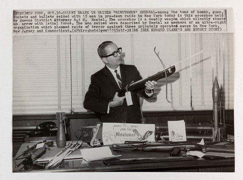 1966 new york guns seized - guns,